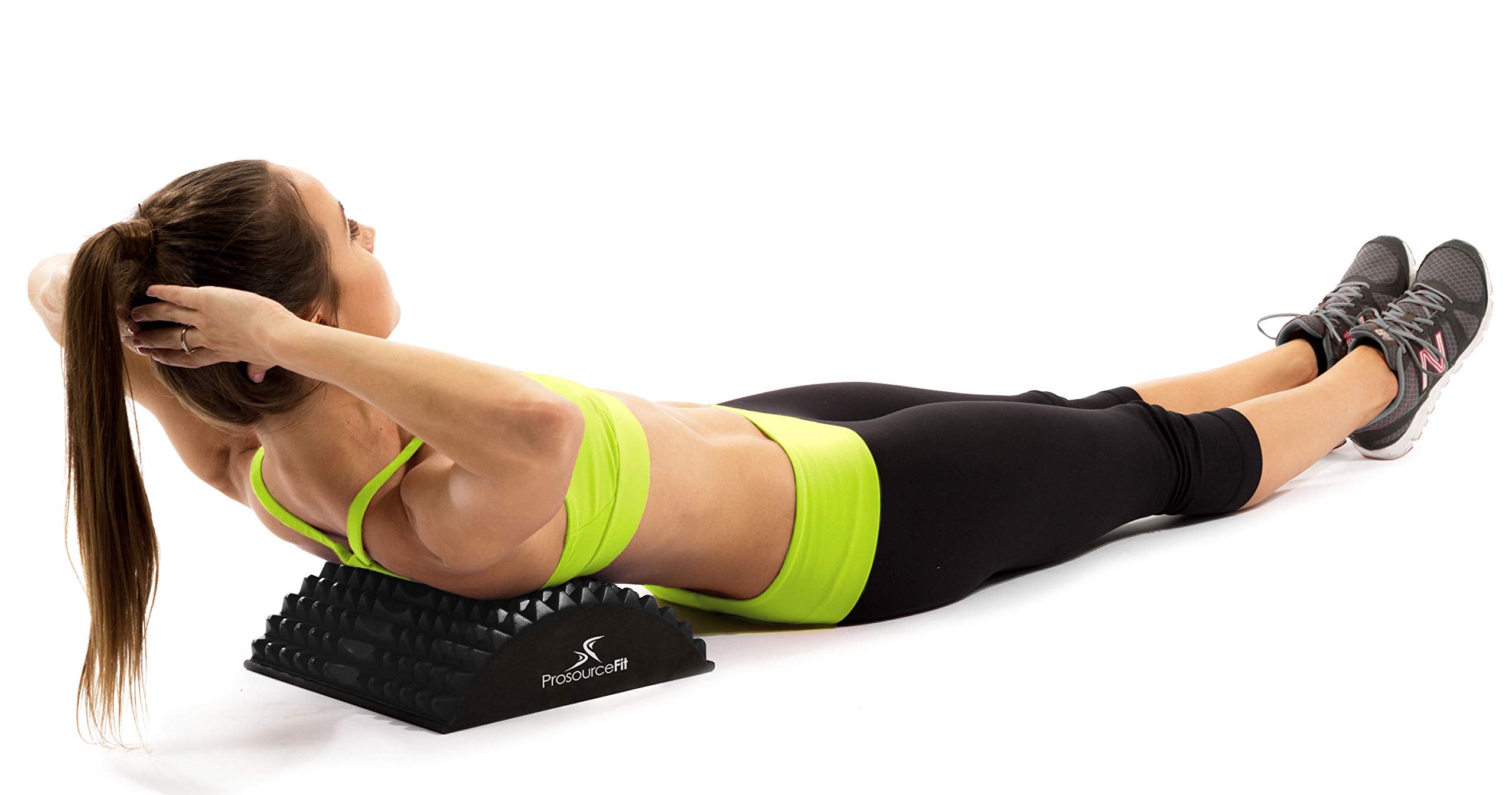 ProsourceFit lumbar support device on a desk chair for office use