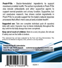 Prost-P10x beta-sitosterol illustrates a comprehensive botanical blend