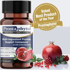 Prostaphytol capsules close-up highlighting natural ingredients and ease of use.