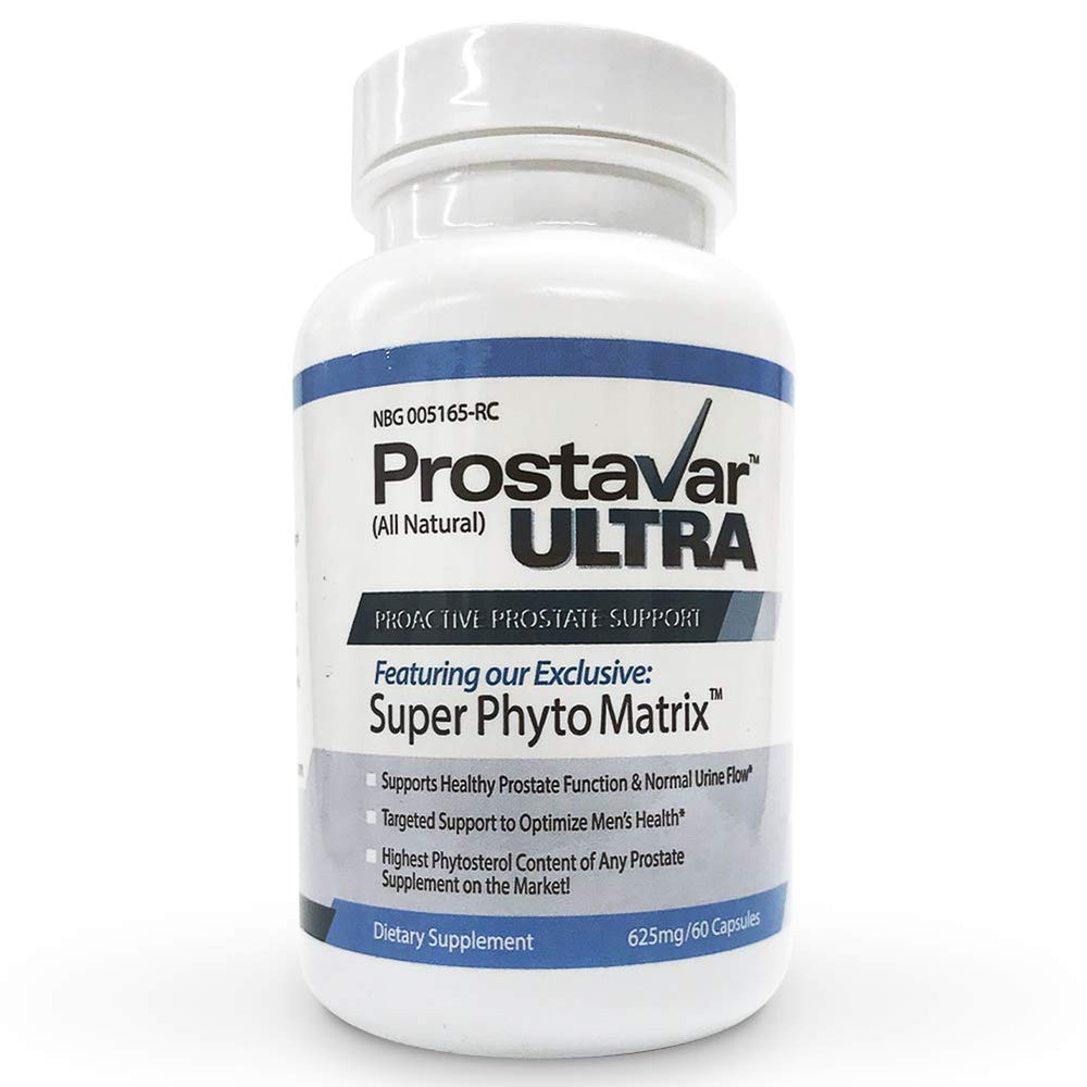 Prostavar Ultra bottle for daily prostate support