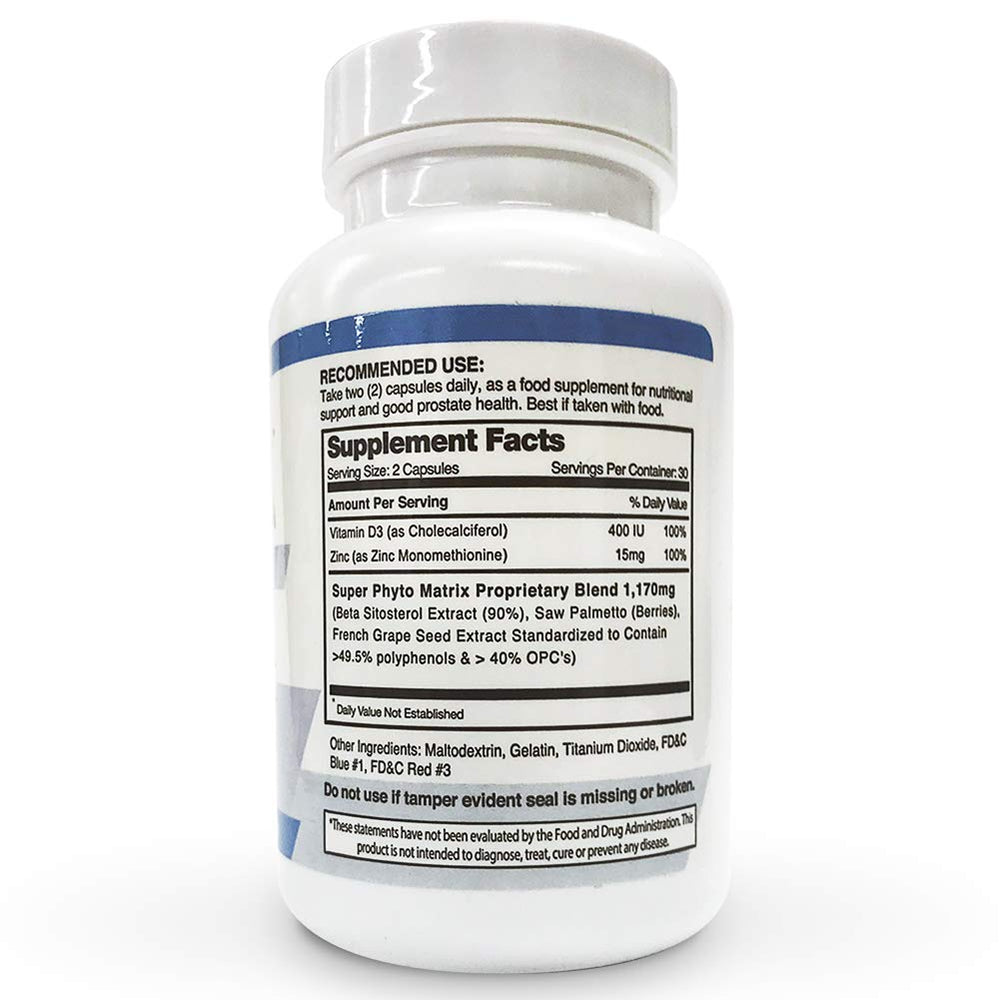 Saw Palmetto and grape seed blend used in Prostavar Ultra
