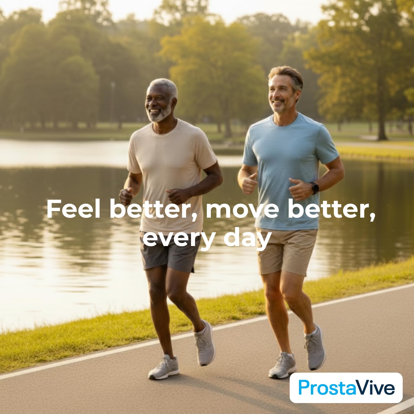 Open jar of ProstaVive powder ready to blend into your routine.