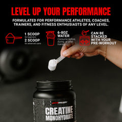 PROSUPPS Creatine Monohydrate Powder unflavored formula blends neutrally in beverages.