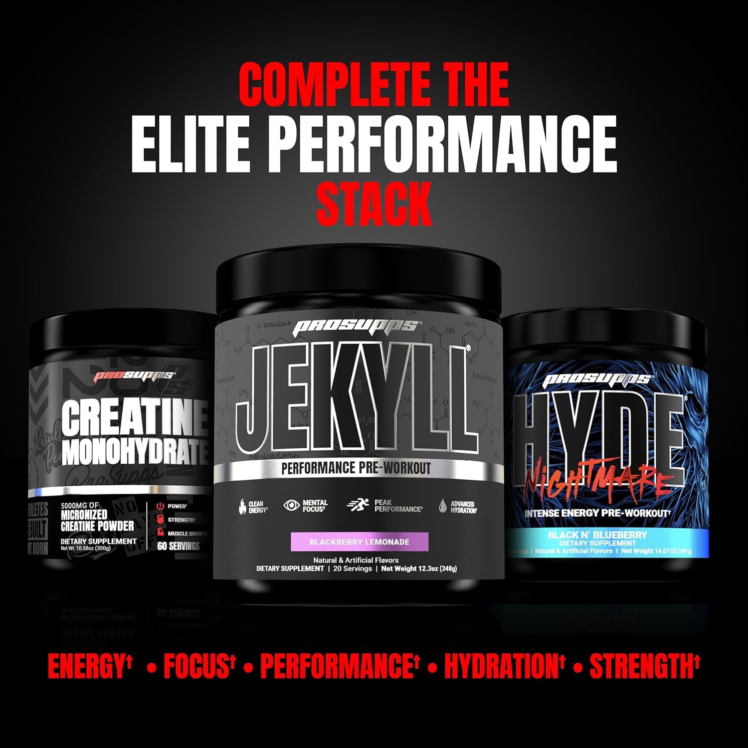 Night gym session using Dr. Jekyll for focused training without jitters.