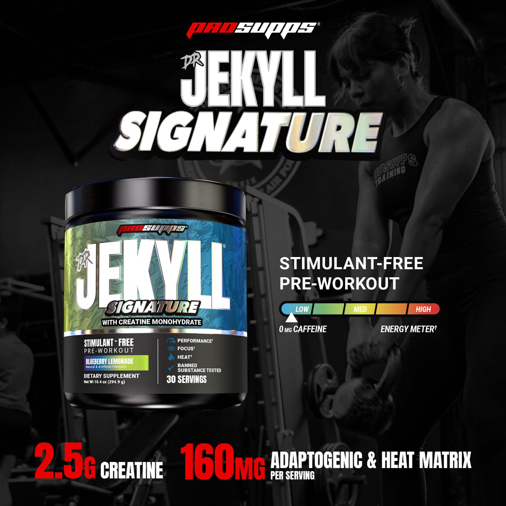 Dr. JEKYLL V2 scoop with powder highlights precise serving for endurance training.