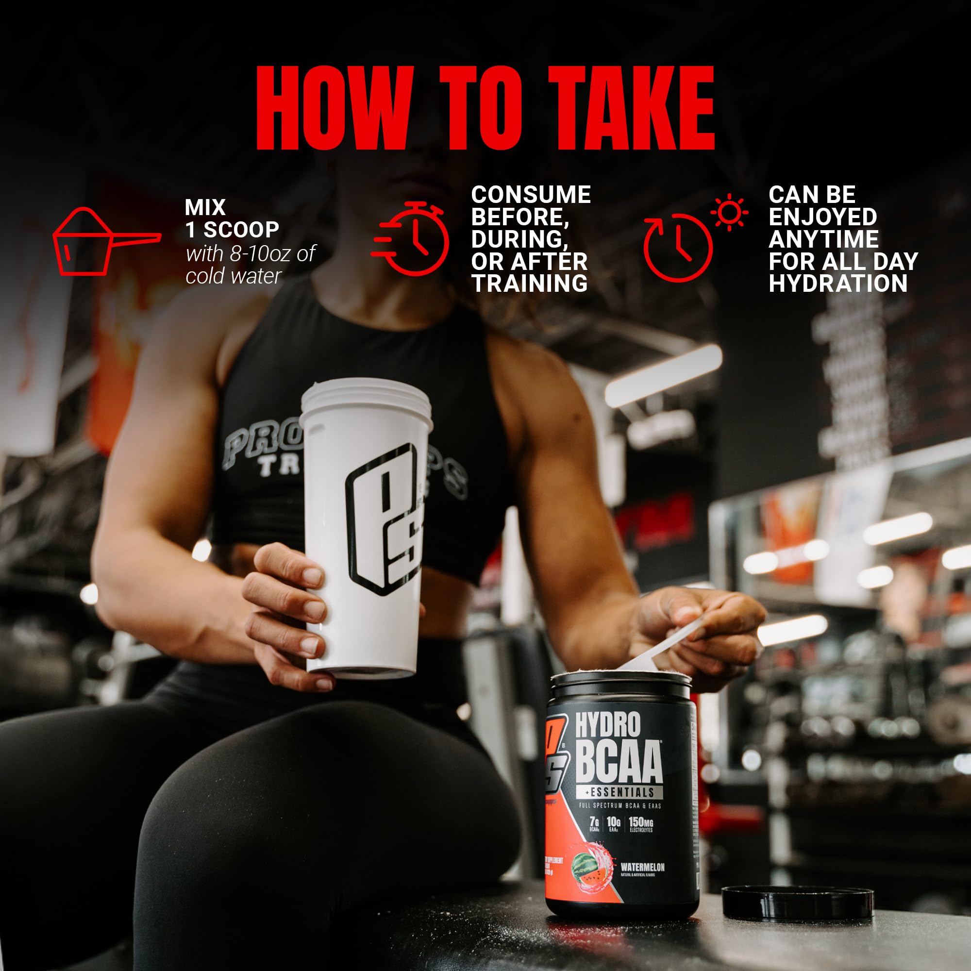 PROSUPPS HydroBCAA electrolytes close-up for hydration