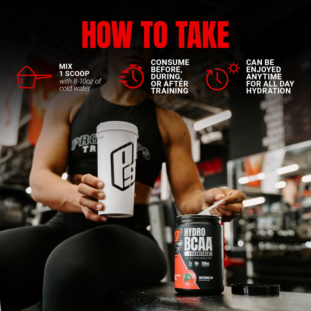 PROSUPPS HydroBCAA electrolytes close-up for hydration