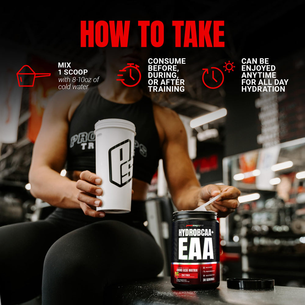 Electrolyte blend in PROSUPPS HydroBCAA for hydration support