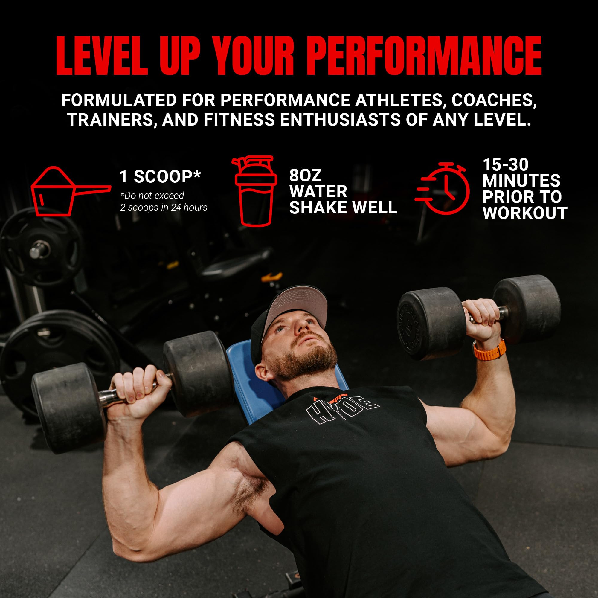 PROSUPPS Mr. Hyde Signature powder being poured shows easy serving for workouts.