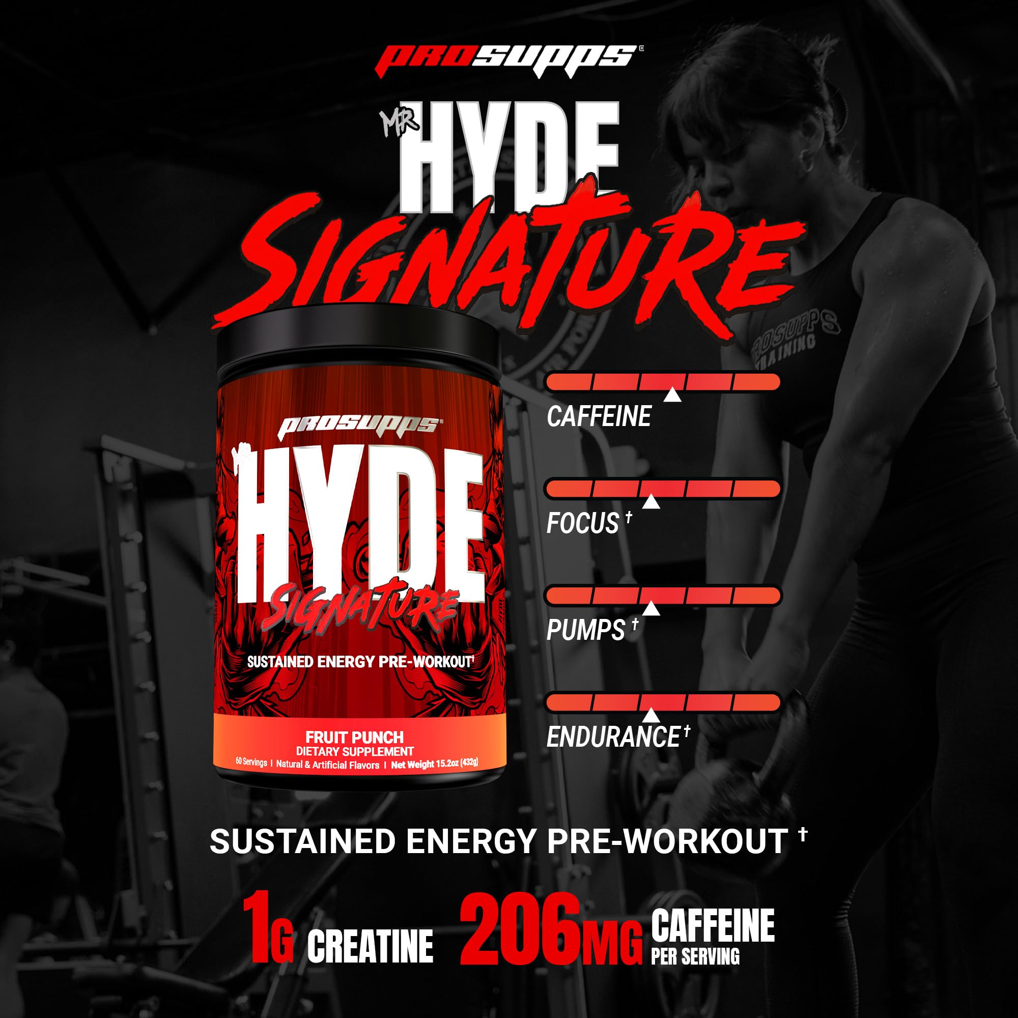 PROSUPPS Mr. Hyde Signature scoop measuring for precise pre-workout dosing