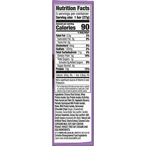 Protein One bar pack shot shows convenient on-the-go chocolate chip snack.