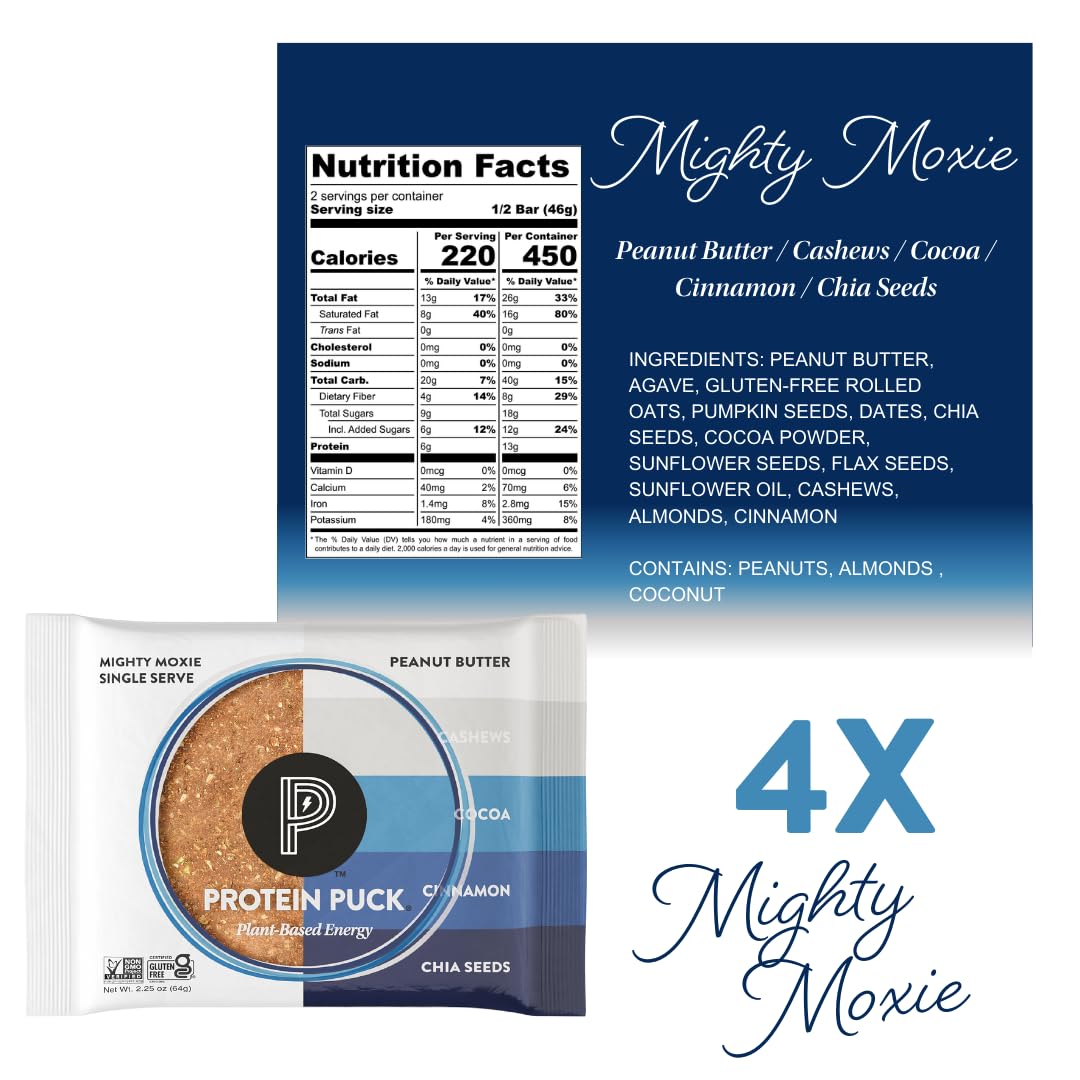Protein Puck on-the-go breakfast bar for quick, convenient mornings.