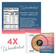 Protein Puck gluten-free, non-dairy, Kosher certified bar for clean, snack-friendly energy.