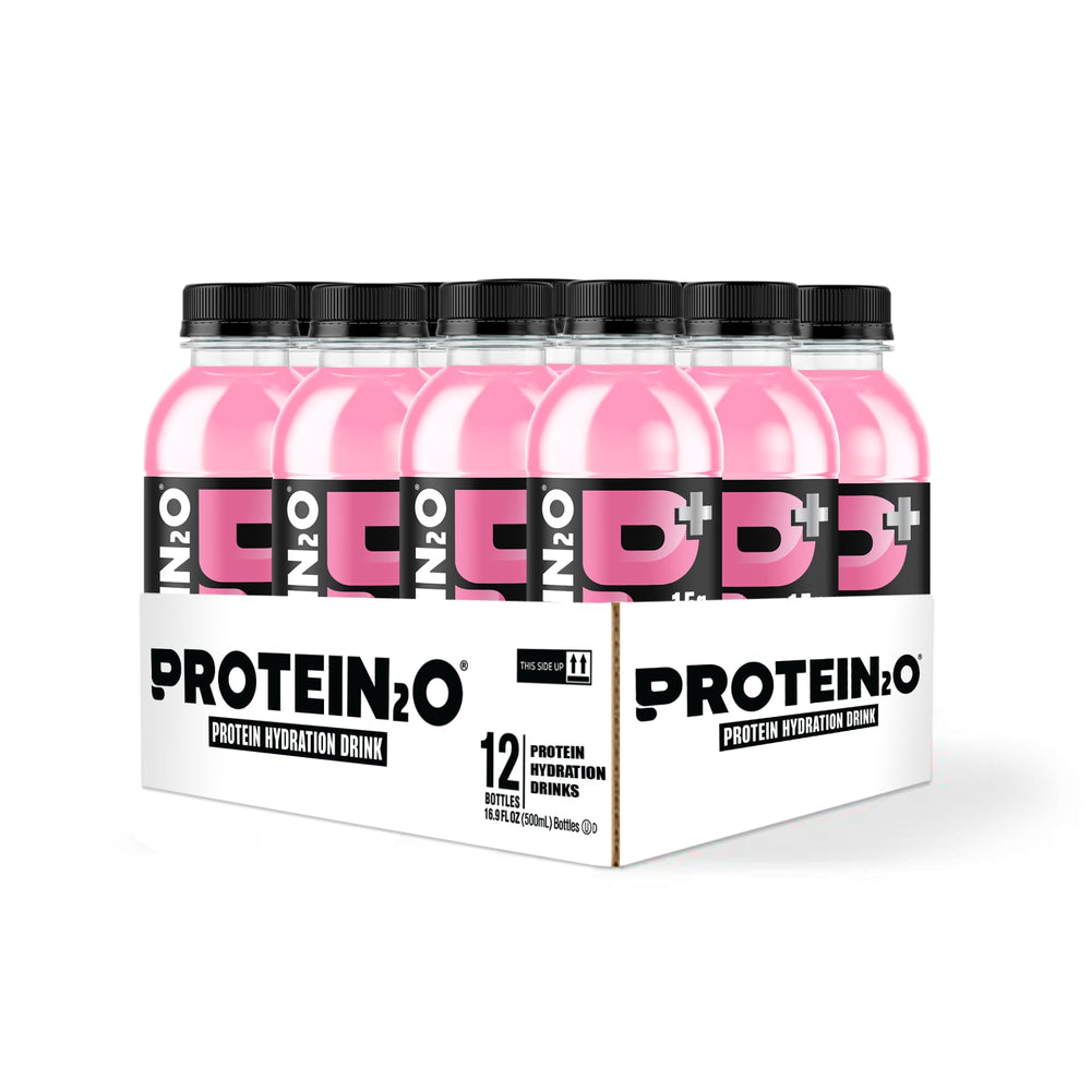Protein2o electrolyte boost bottle helps balance hydration during workouts and daily activities.