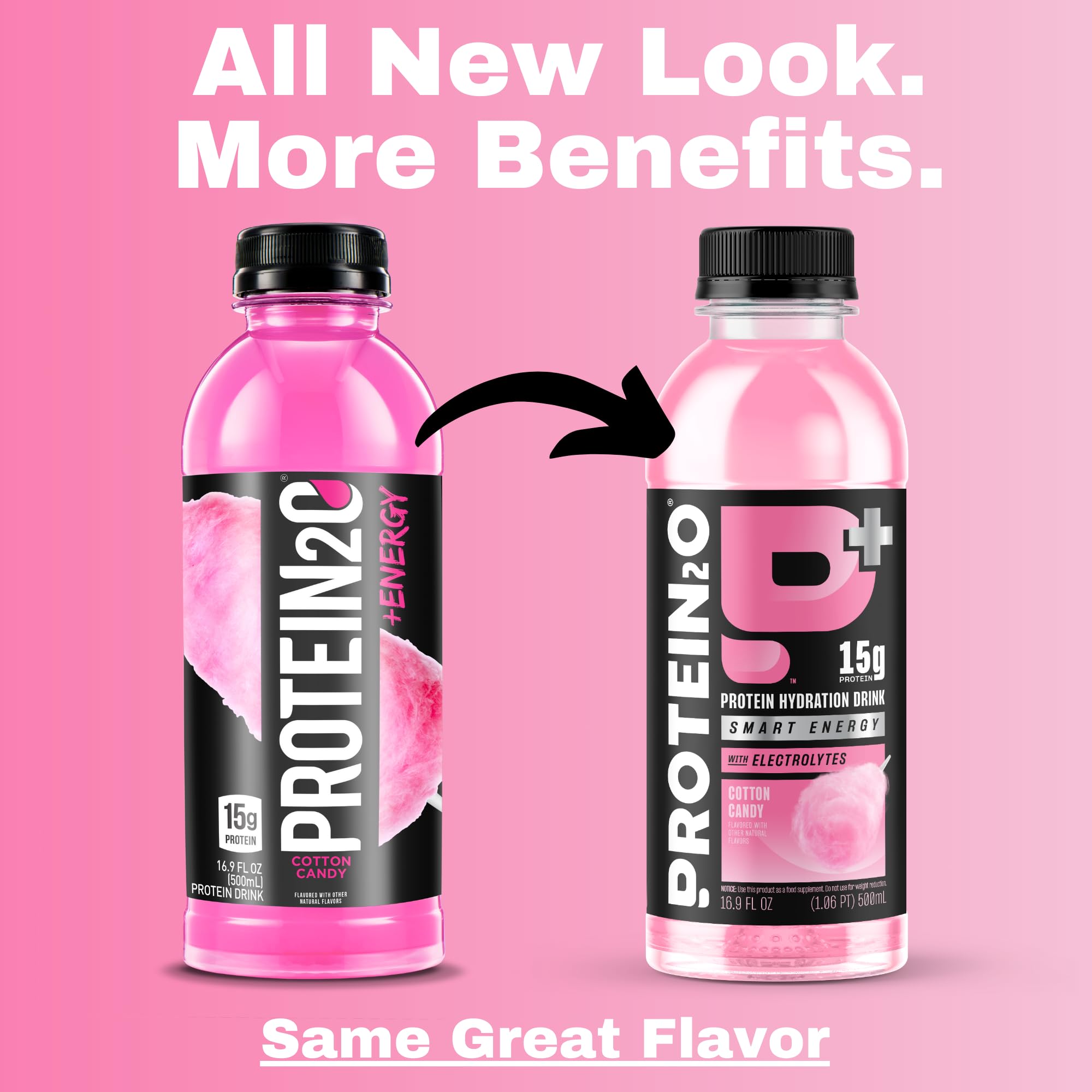 Protein2o energy and focus bottle combines caffeine and L-theanine for alertness.