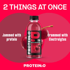 Protein2o Hydration glass-serve highlighting crisp flavor and quick hydration during workouts.