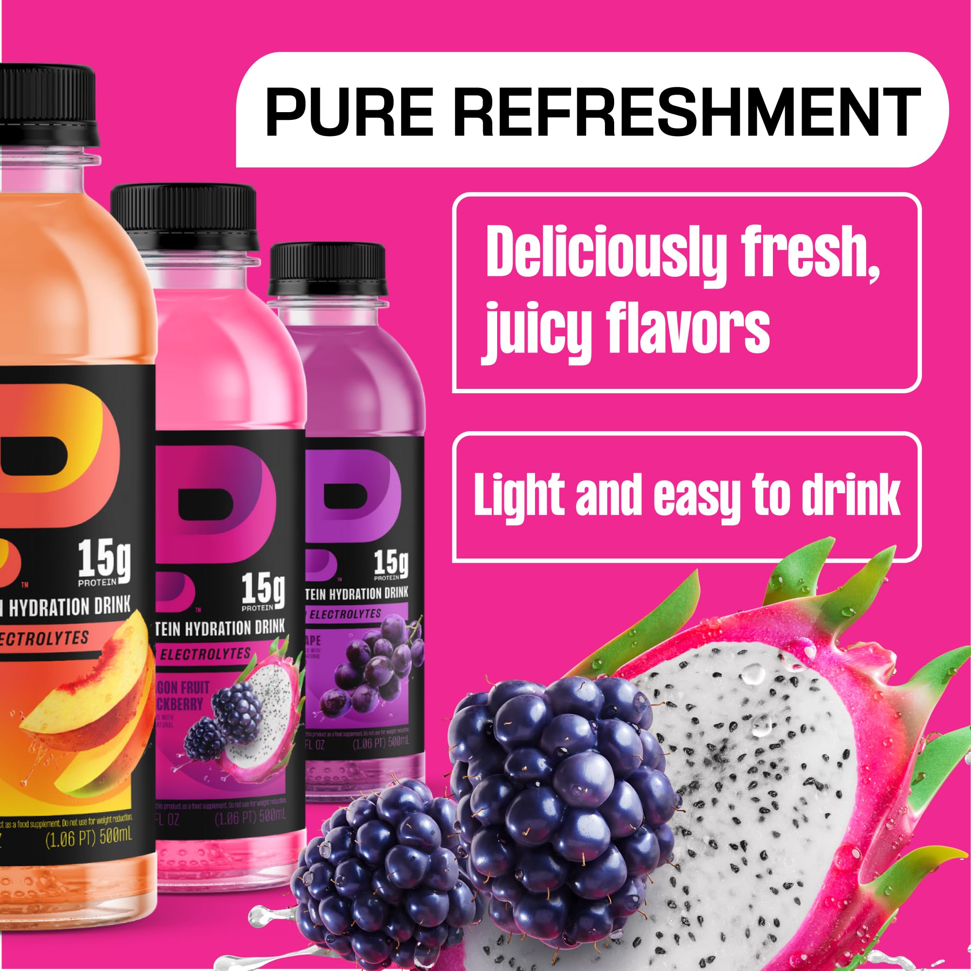 Protein2o ready-to-drink on-the-go bottle showcases convenient protein hydration anywhere.