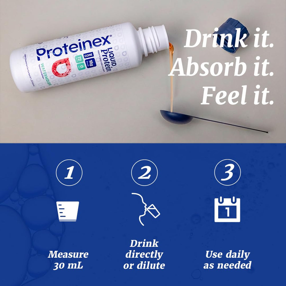 Proteinex Core bottle emphasizes collagen types I and II content.