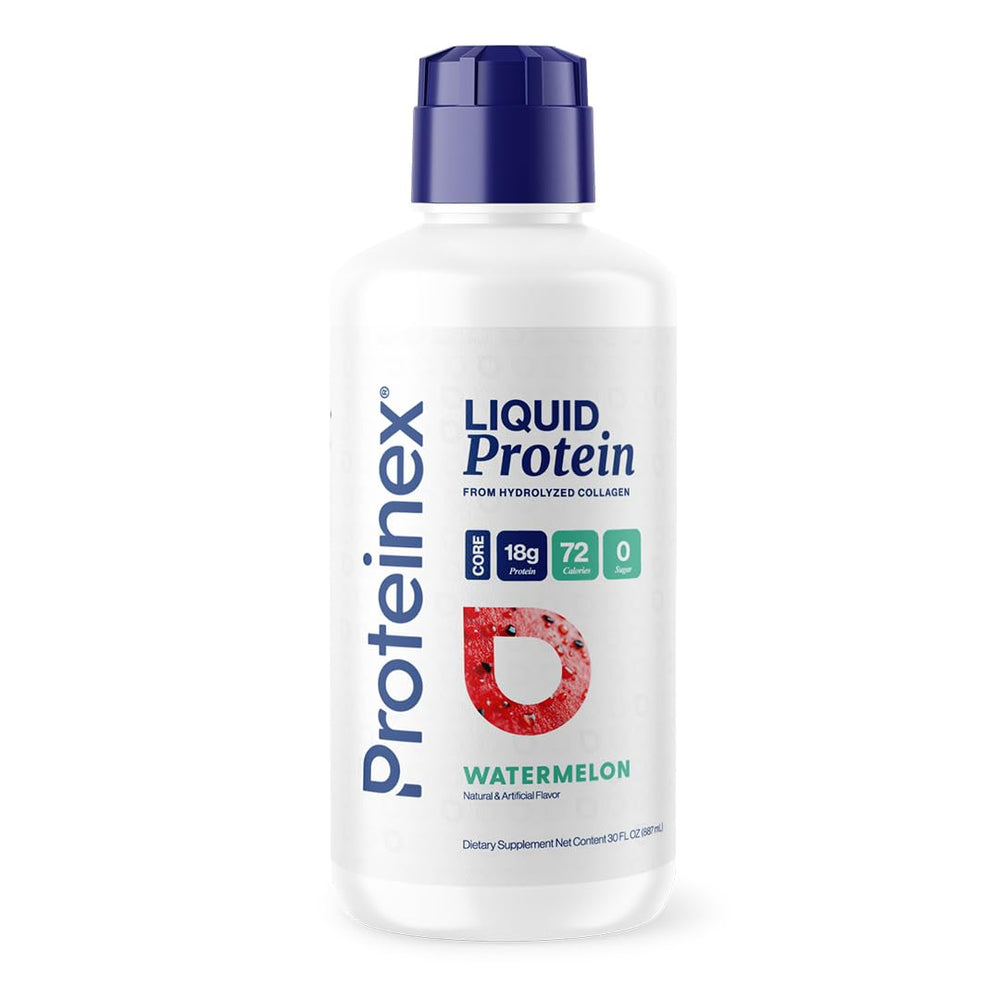 Proteinex liquid collagen Watermelon bottle for easy daily collagen intake.