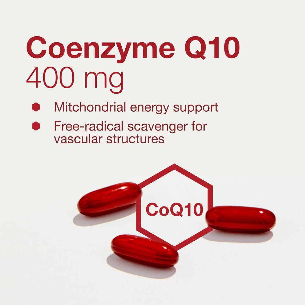 PROTOCOL FOR LIFE BALANCE CoQ10 ingredients with vitamin E for antioxidant synergy