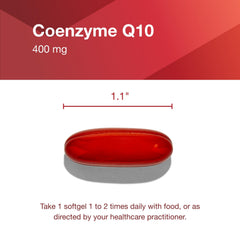 Packaging angle shot of PROTOCOL FOR LIFE BALANCE CoQ10 bottle