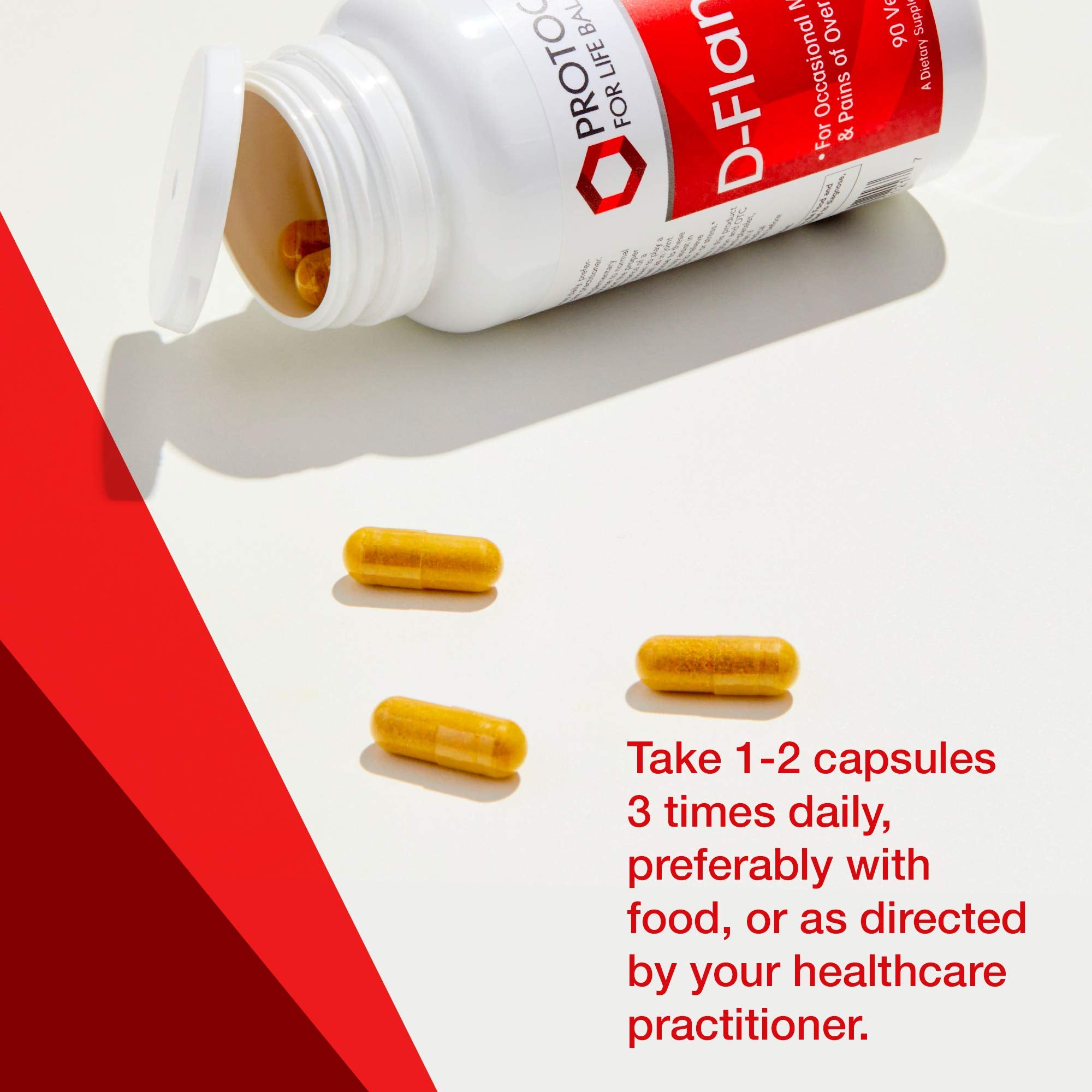 Protocol For Life Balance D-Flame turmeric-curcumin image emphasizes vitality support