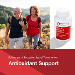PROTOCOL FOR LIFE BALANCE Gamma E Toco Complex label shows tocotrienols and ingredients