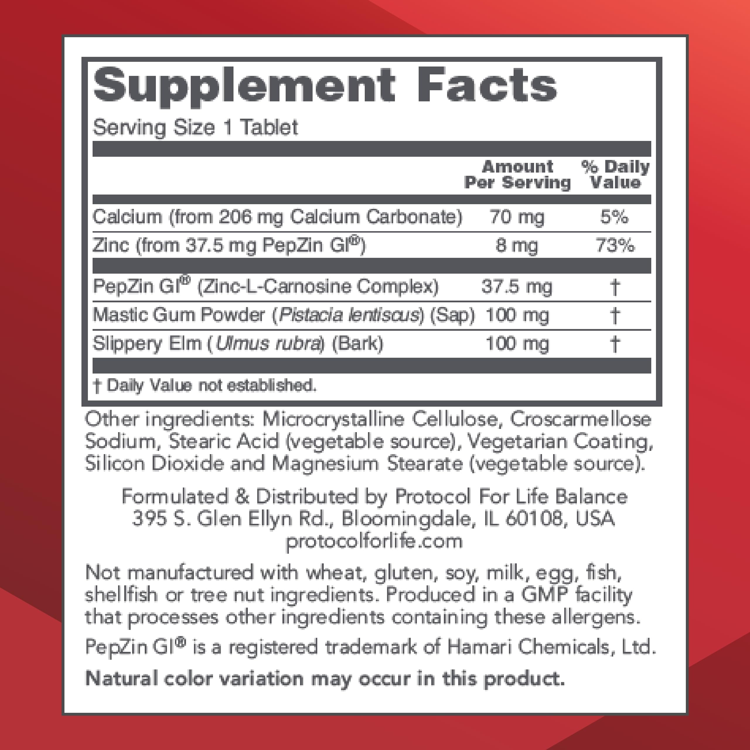 GI Guard packaging highlights vegan, non-GMO formulation