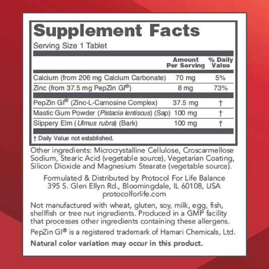 GI Guard packaging highlights vegan, non-GMO formulation