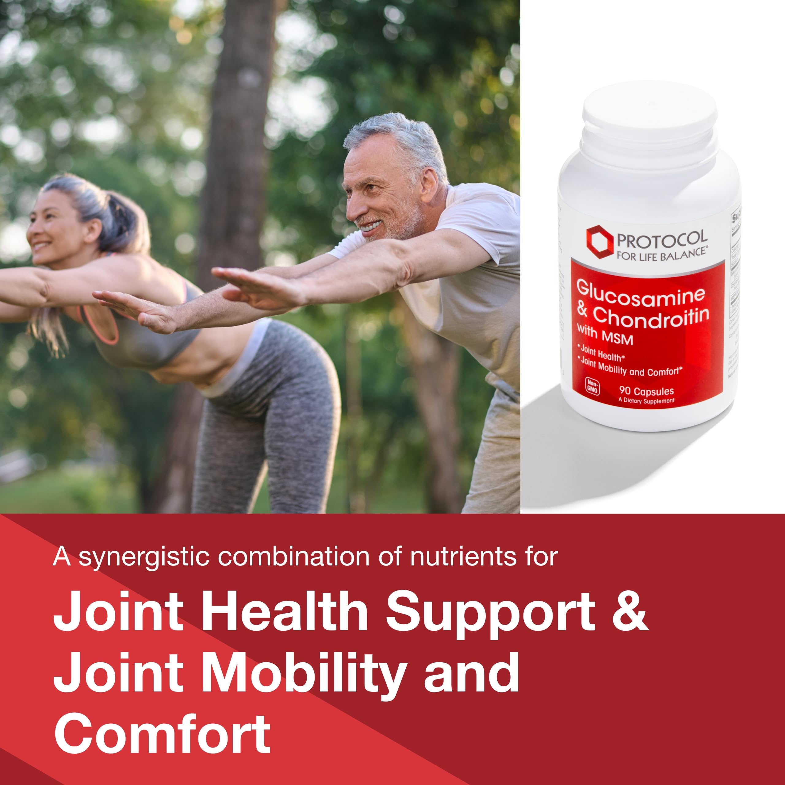 Protocol for Life Balance label detail on bottle highlighting non GMO and dairy free notes