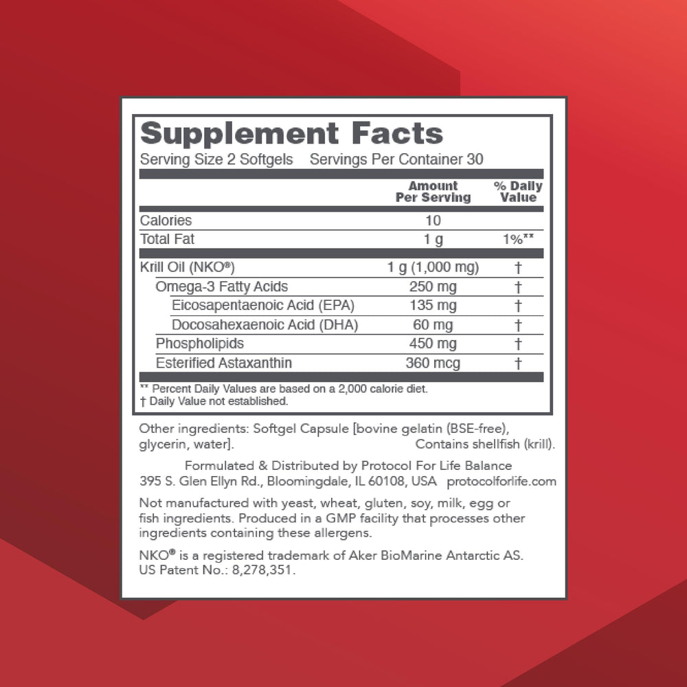 PROTOCOL FOR LIFE BALANCE krill oil pour showing easy daily use.