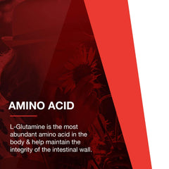 PROTOCOL FOR LIFE BALANCE L-Glutamine powder in kitchen scene for daily supplementation.