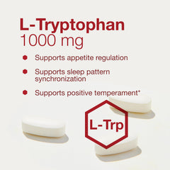 Gluten-free icon on Protocol For Life Balance L-Tryptophan 1000mg packaging
