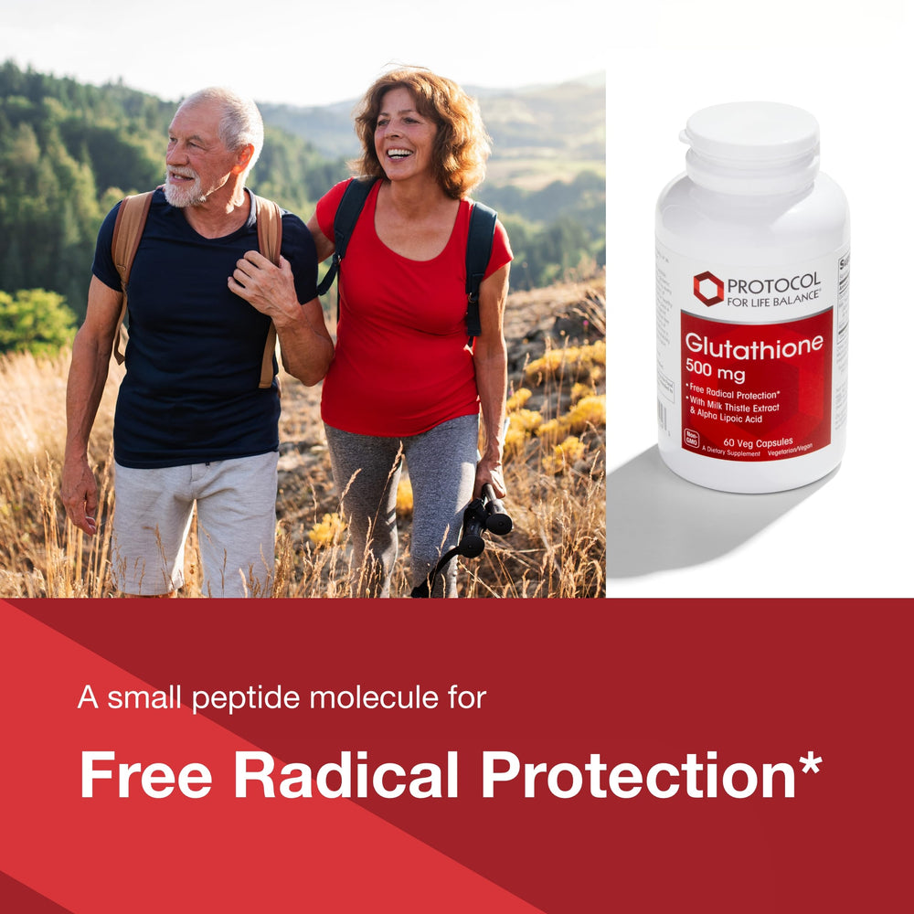 Milk thistle extract capsule detail highlighting herbal support with PROTOCOL FOR LIFE BALANCE.