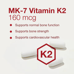 GMP seal close-up on PROTOCOL FOR LIFE BALANCE MK-7 packaging