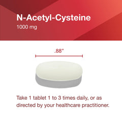 Protocol for Life Balance NAC 1000mg glass with pills conveys portability.