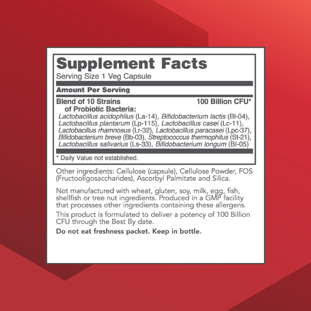ProtoDophilus capsules closeup highlights probiotic strains for gut balance