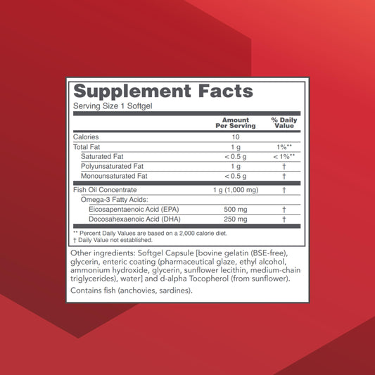 PROTOCOL FOR LIFE BALANCE Ultra Omega-3 bottle label shows EPA and DHA composition for balanced daily intake