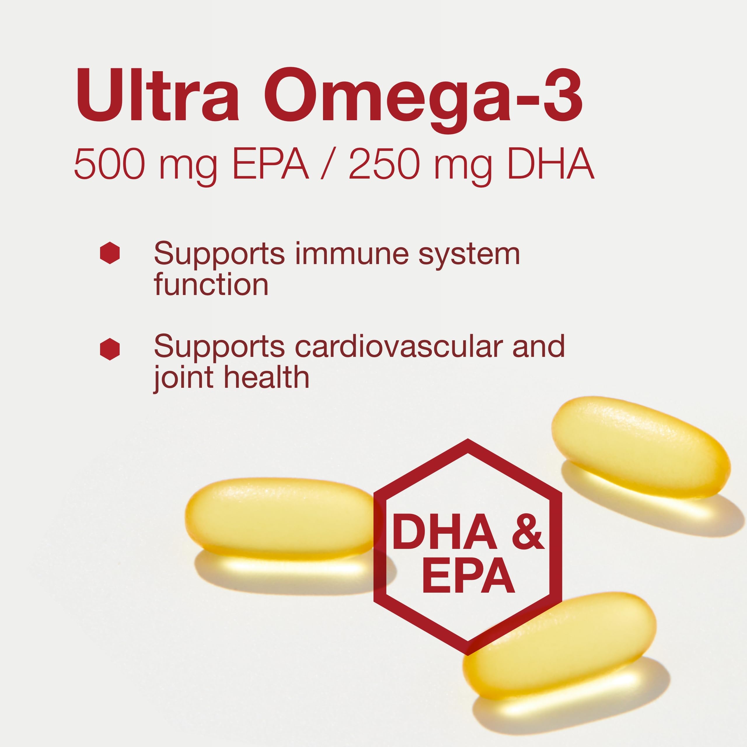 PROTOCOL FOR LIFE BALANCE Ultra Omega-3 enteric-coated softgels ensuring gentle digestion