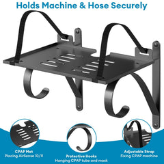 ProtoRack CPAP heavy-duty metal frame provides sturdy support for devices.