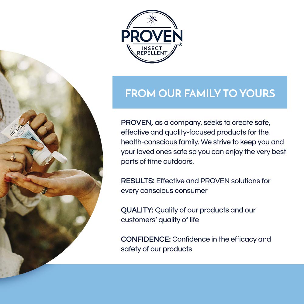 Proven Insect Repellent Lotion odorless-gentle-scent emphasizes non-sticky finish