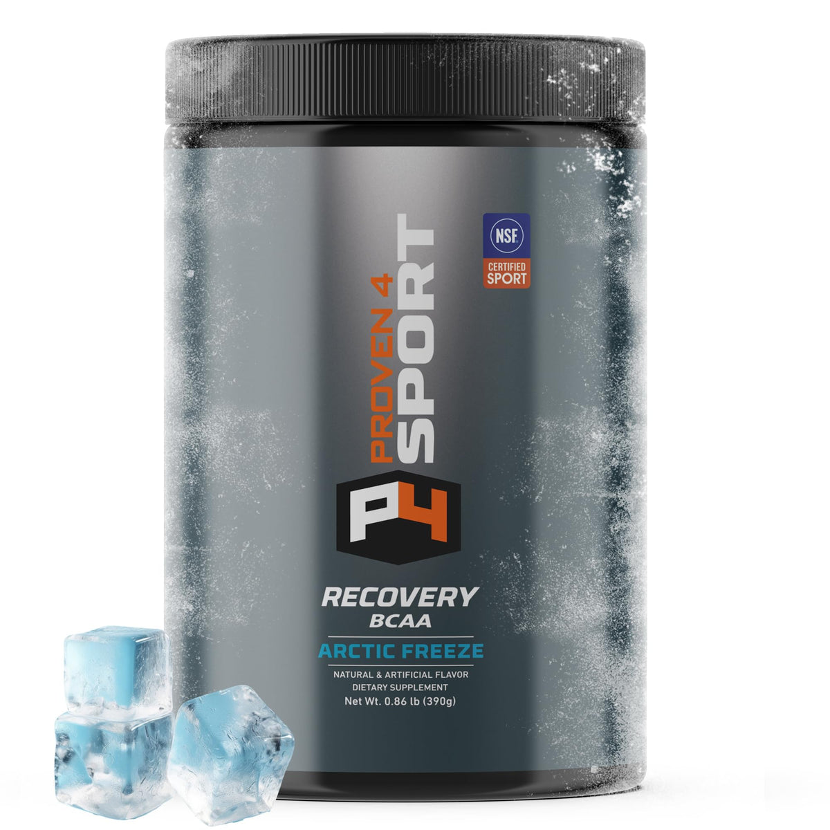 Proven4 Sport BCAA Arctic Freeze bottle pour after workout for post-workout recovery