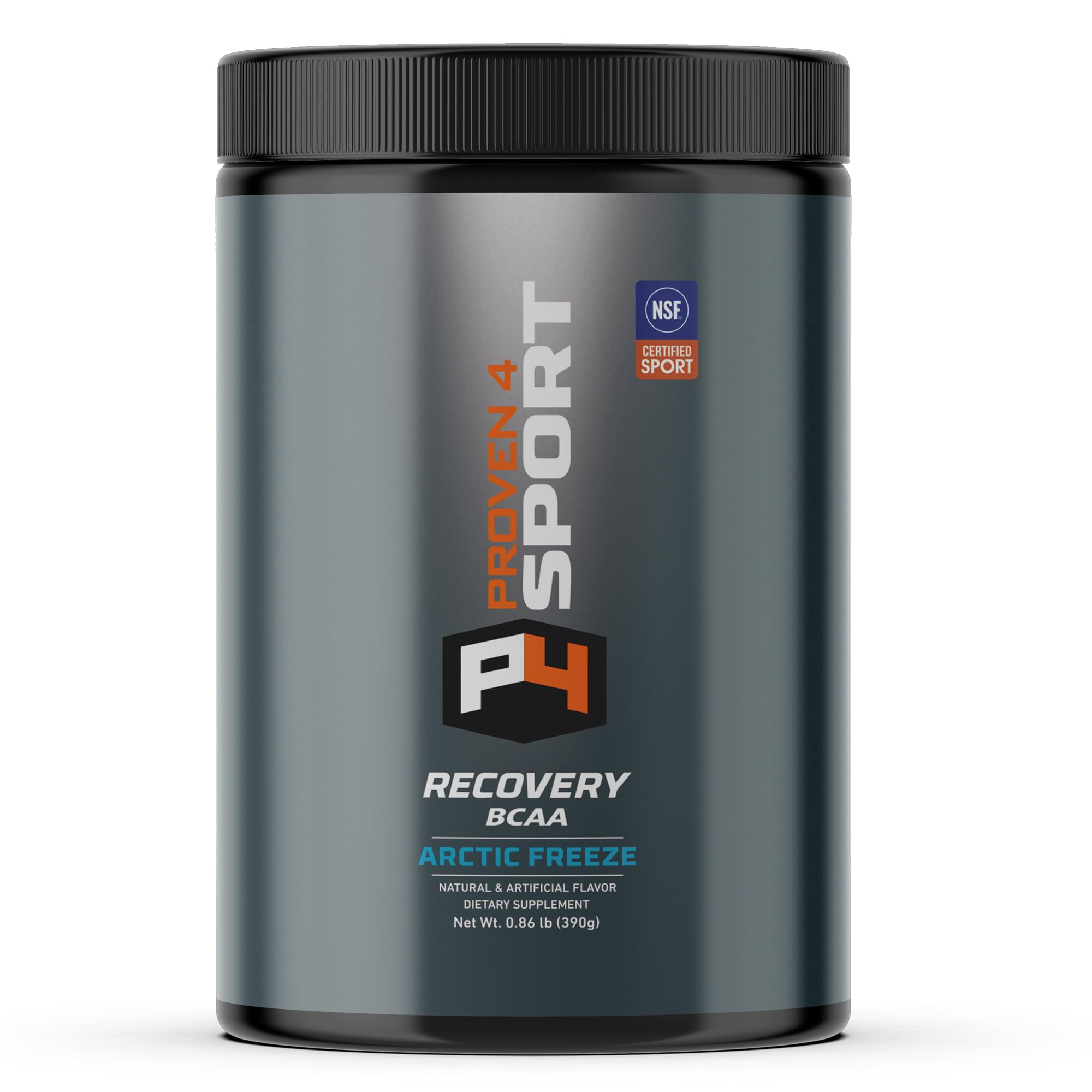 Proven4 Sport caffeine-free post-workout powder suitable for evening use