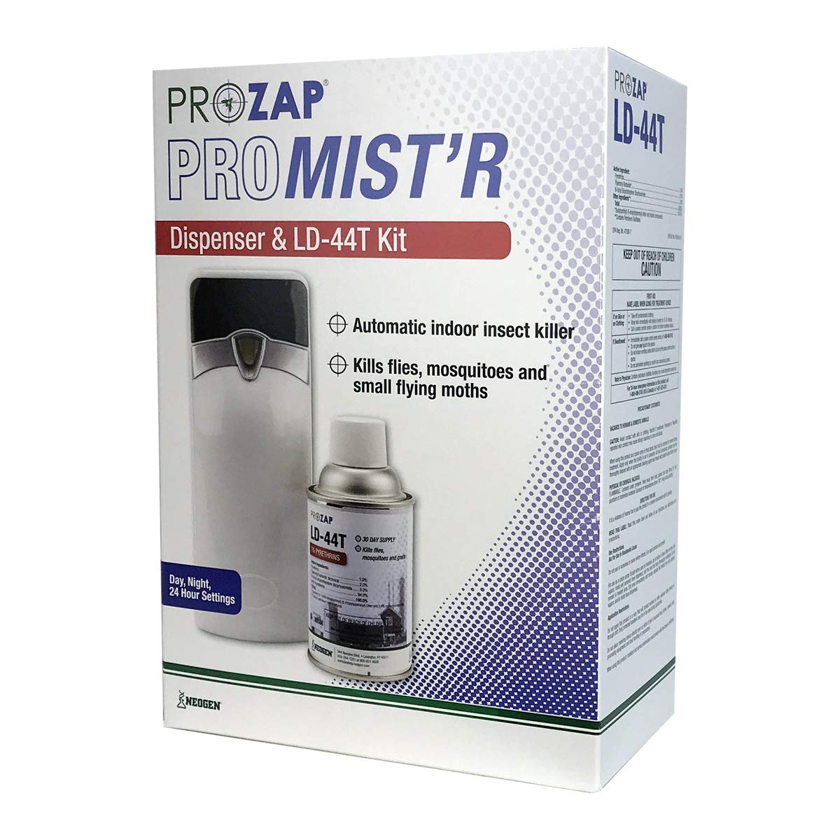 Neogen Prozap Promistr LD-44T with aerosol attached enables ongoing control