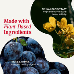 Prunelax Ciruelax dosing spoon demonstrating simple bedtime routine
