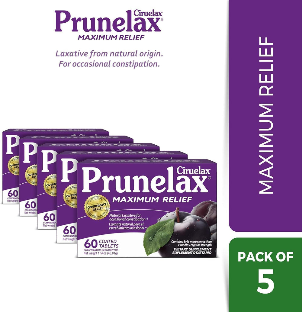 Prunelax Ciruelax vegan gluten-free formula displayed