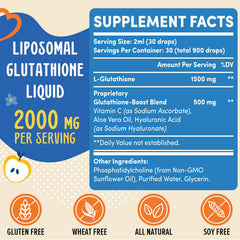 Prunucis Glutathione Liquid dropper delivering precise dosing