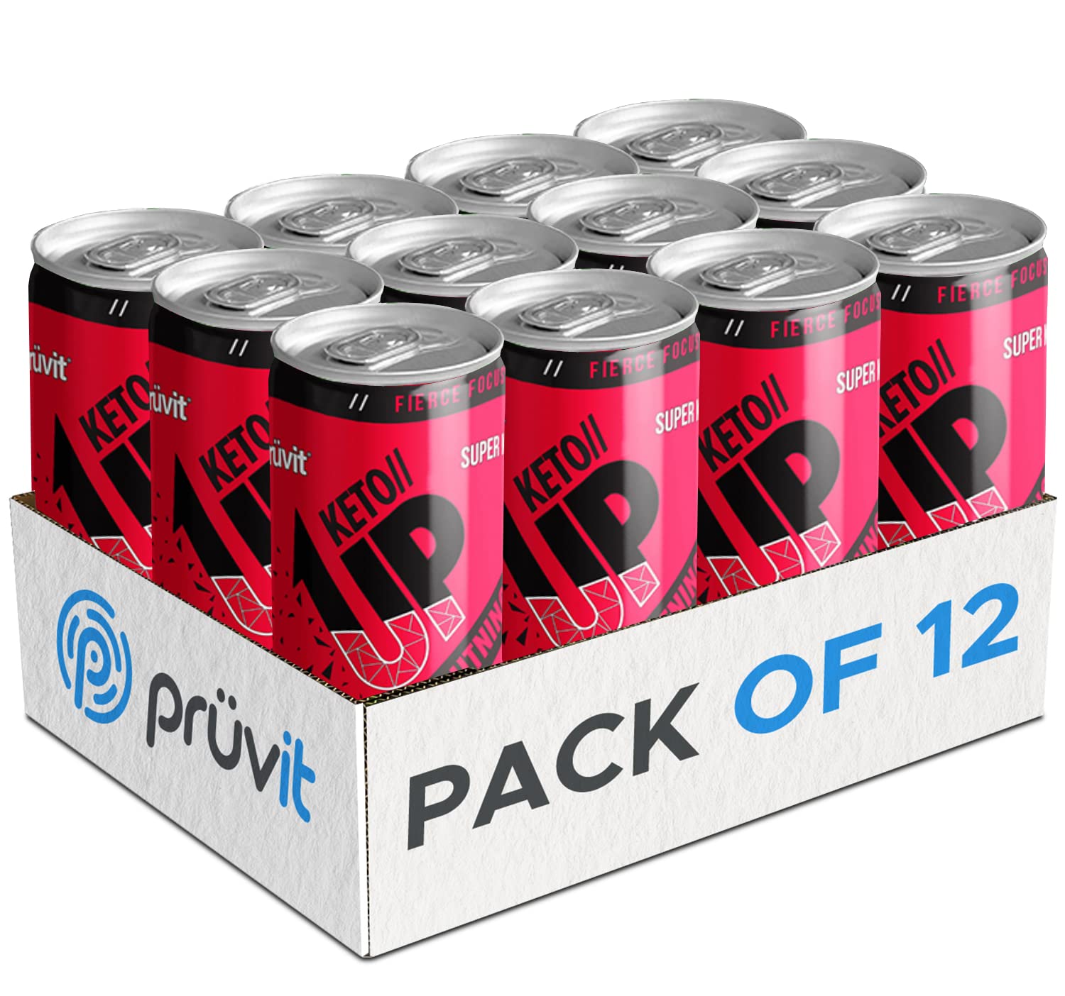 PRÜVIT Keto Up cold can ready to sip during workouts or daily tasks