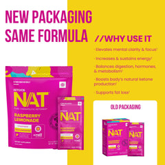 Minerals on PRÜVIT Keto//OS NAT Raspberry Lemonade Charged label highlight electrolytes.