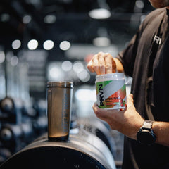 PRVN serving in cycling water bottle illustrating convenient workout hydration